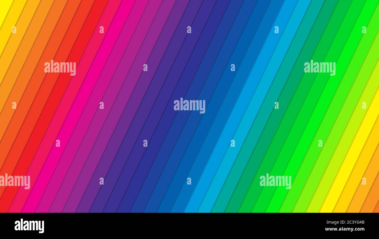 Beautiful color spectrum background. Linear color spectrum wallpaper with  light shadows. Very high quality Stock Vector Image & Art - Alamy