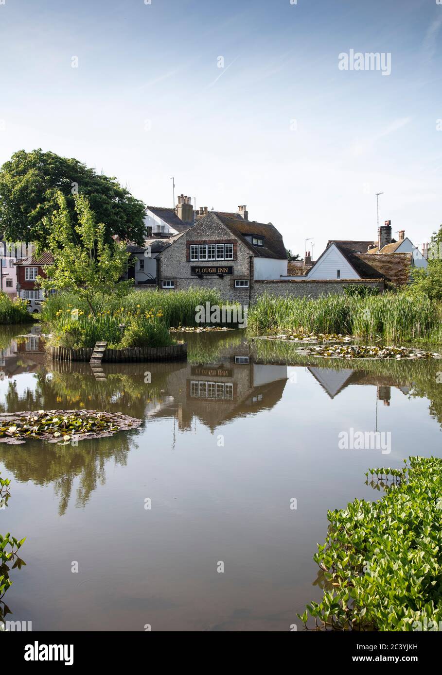 Village Pond Rottingdean, East Sussex Stock Photo