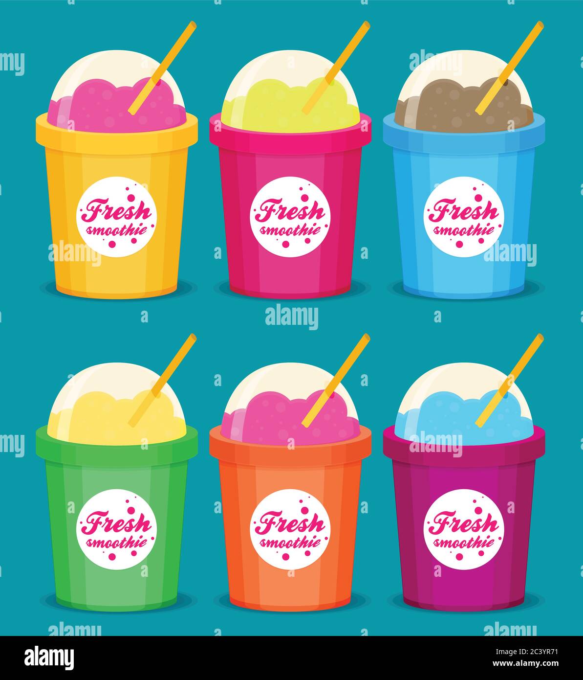 Juice and smoothie bar Stock Vector Images - Alamy