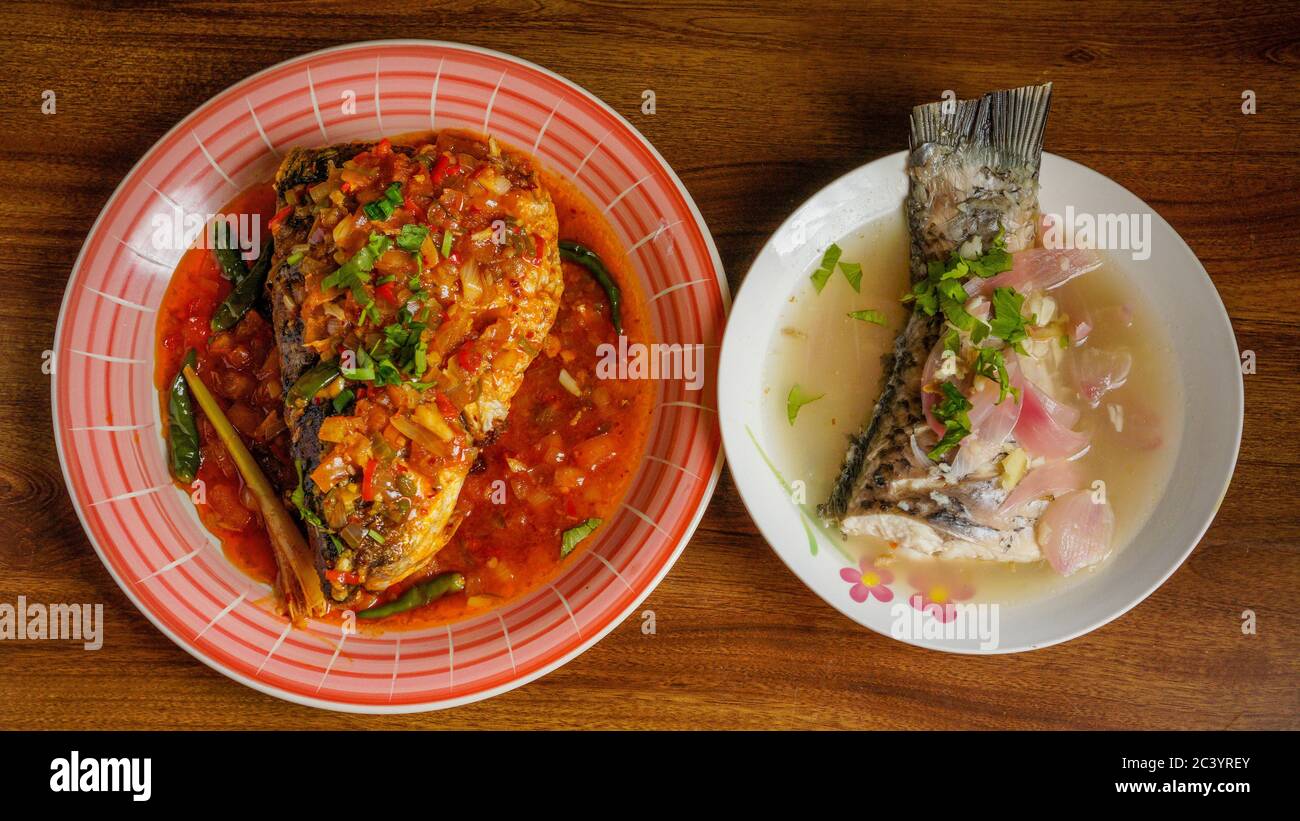 Thai Malay sweet, sour and spicy fish.This mouthwatering dish is a