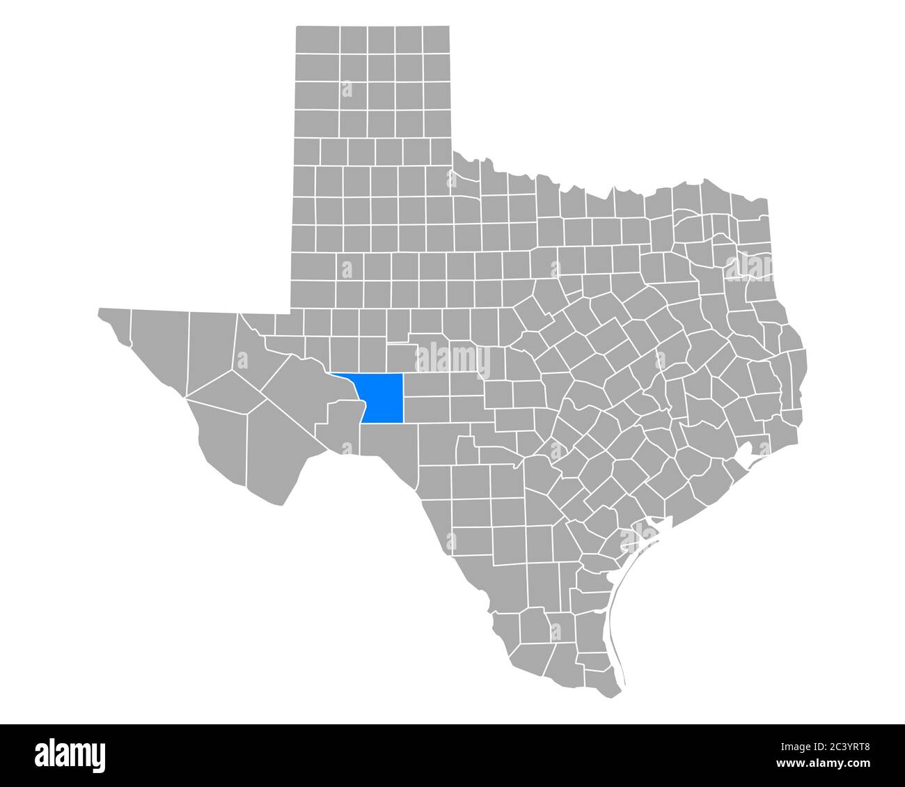 Map Of Crockett In Texas 2C3YRT8 