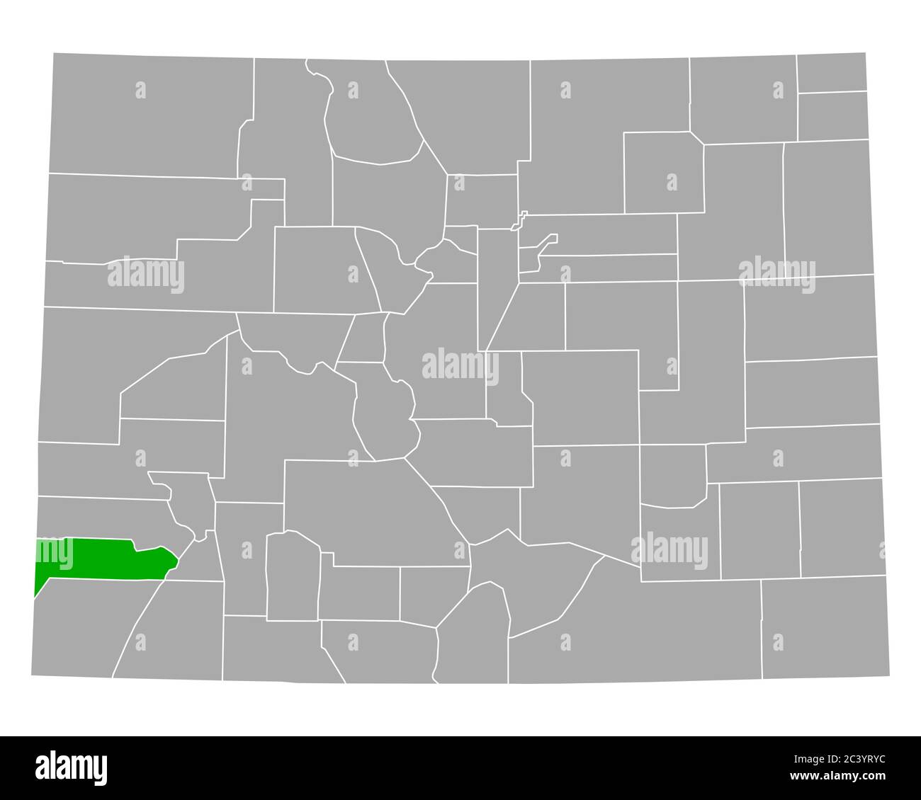Map of Dolores in Colorado Stock Photo Alamy