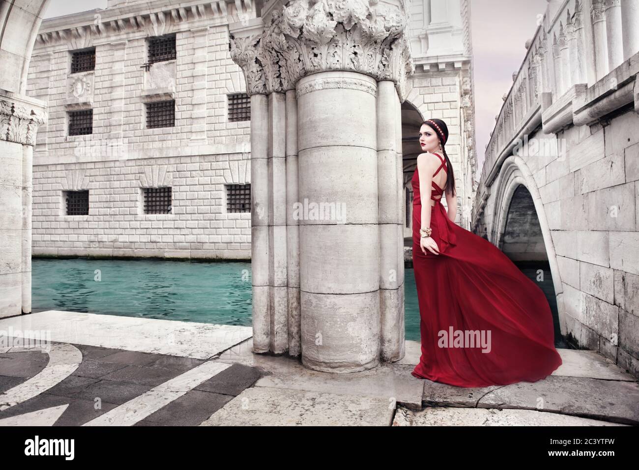 Venice carnival ball dress hi-res stock photography and images - Alamy