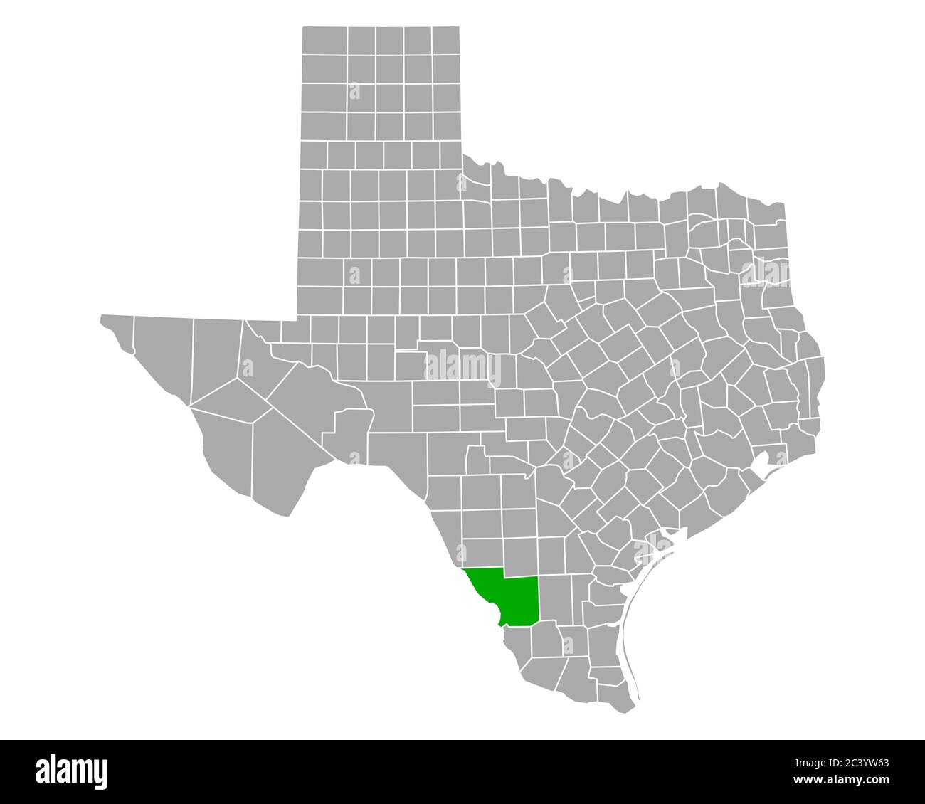 Map of b in Texas Stock Photo Alamy