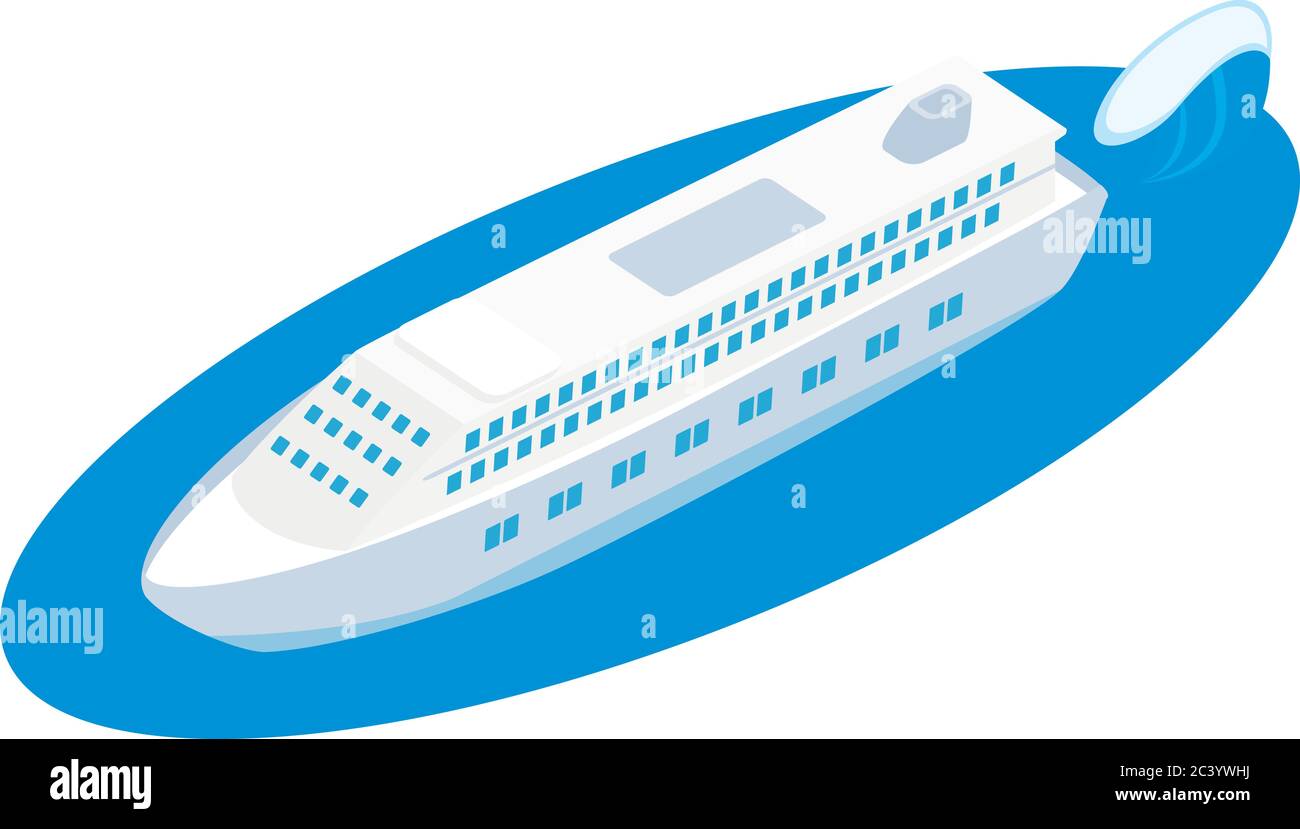 Cruise liner icon, isometric style Stock Vector Image & Art - Alamy