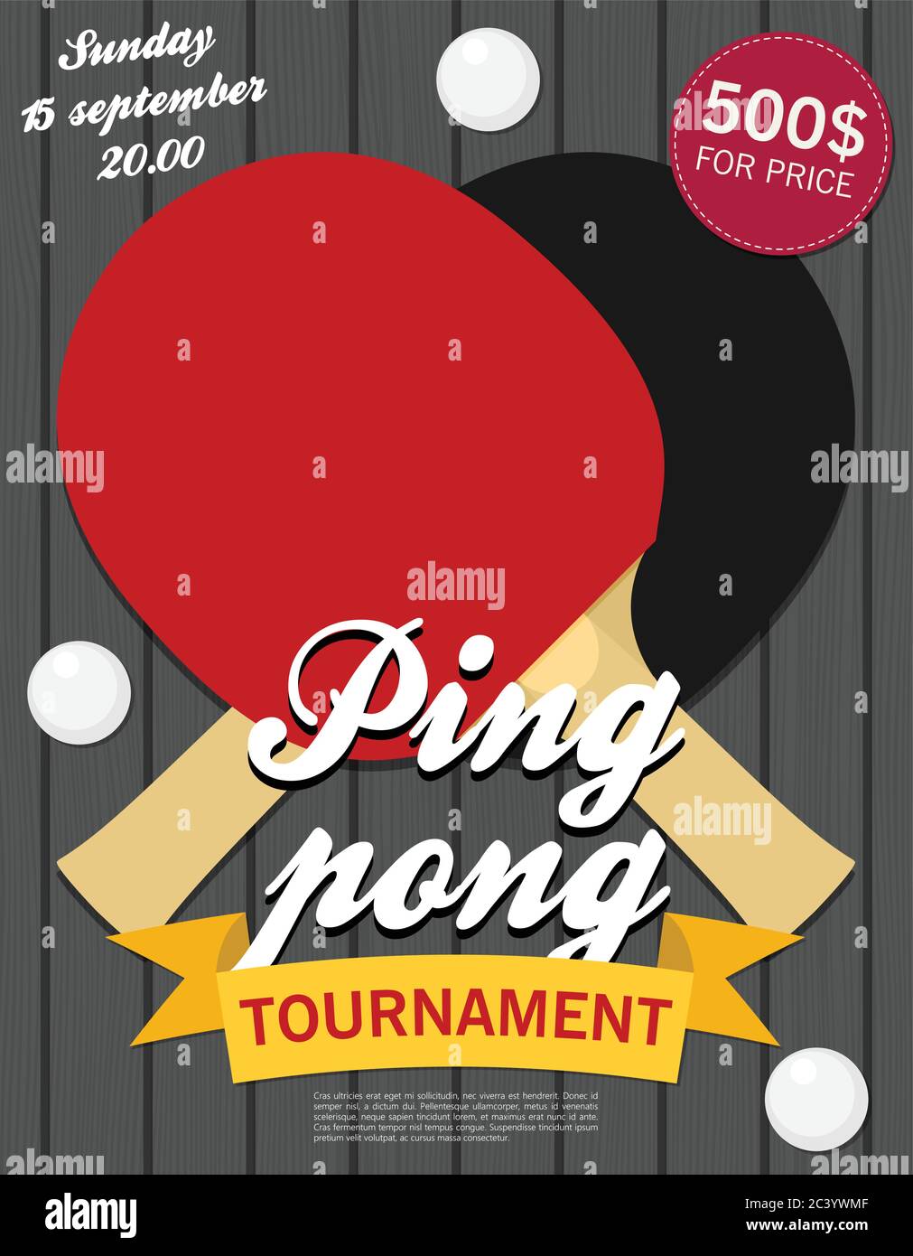 Table tennis flat vector Stock Vector Image & Art - Alamy