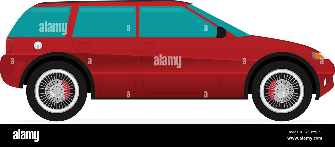 Flat vector off-road car isolated on white background Stock Vector ...