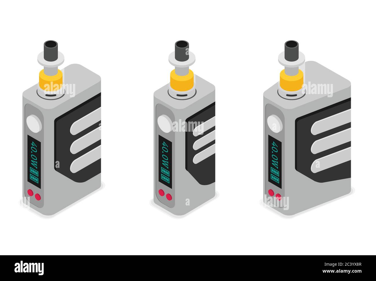 Vape vector illustration icon flat isolated on white background Stock ...
