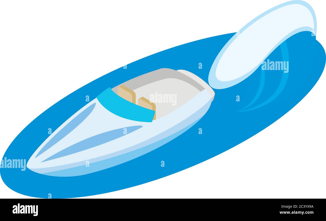 Speedboat icon, isometric style Stock Vector Image & Art - Alamy