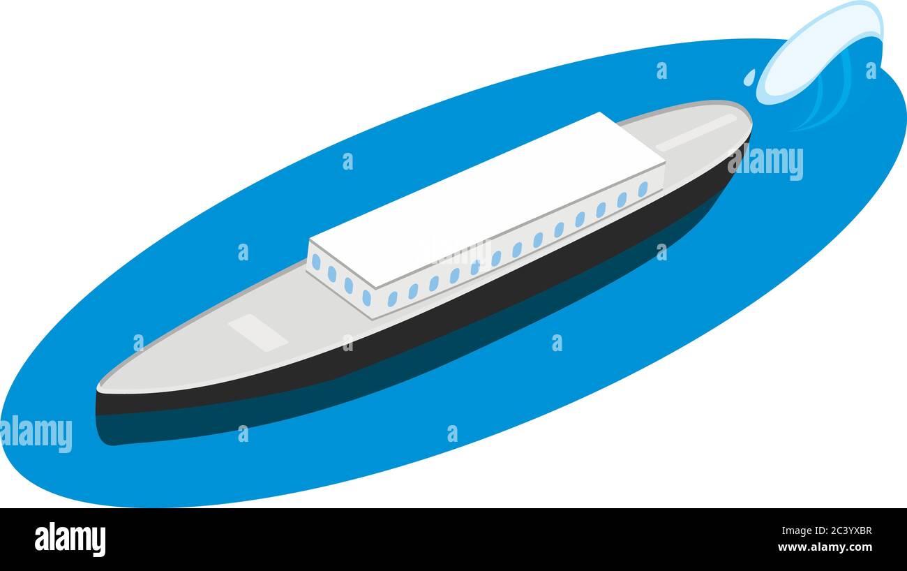 Ship icon, isometric style Stock Vector Image & Art - Alamy