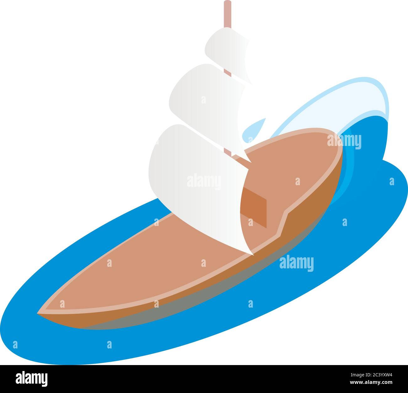 Marine ship icon, isometric style Stock Vector Image & Art - Alamy