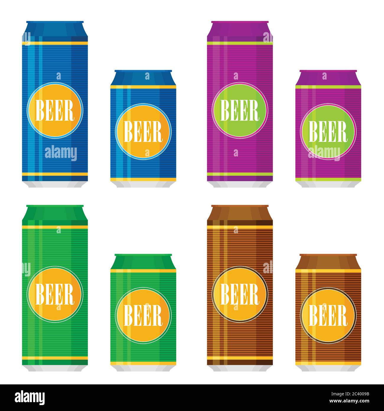 Lager cans Stock Vector Images - Alamy