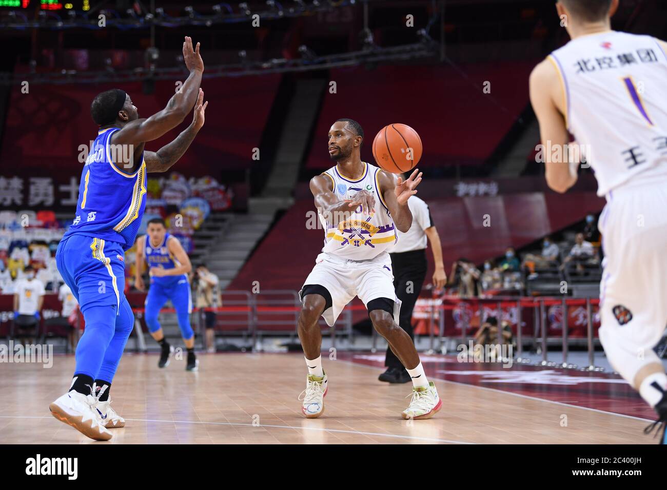American Professional Basketball Player Kyle Fogg Of Beijing Royal