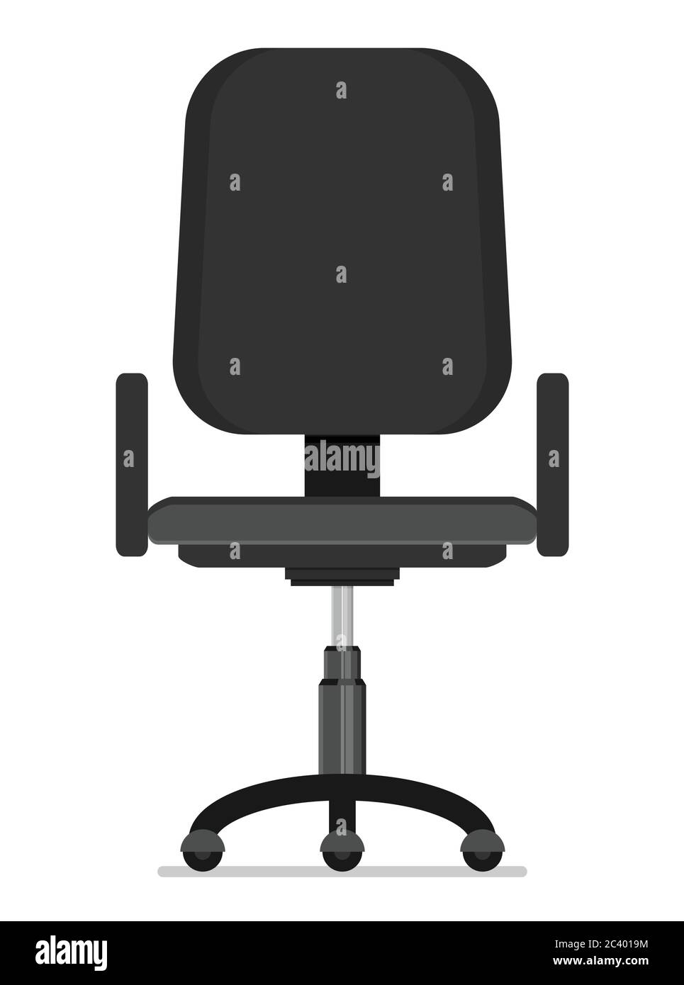 Office chair flat vector Stock Vector Image & Art Alamy