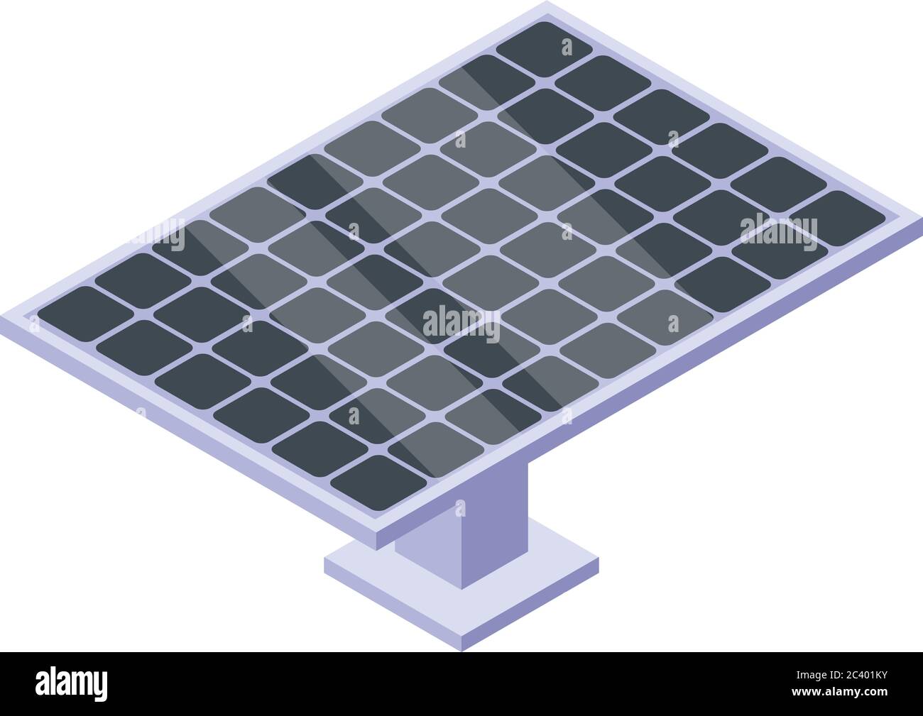 Solar Panel Icon Isometric Style Stock Vector Image Art Alamy