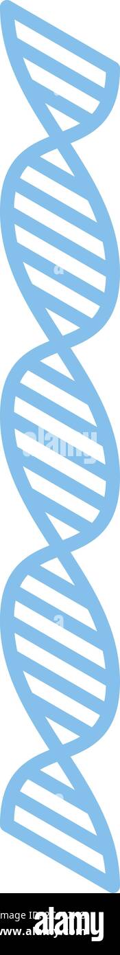 Nanotechnology dna icon, isometric style Stock Vector