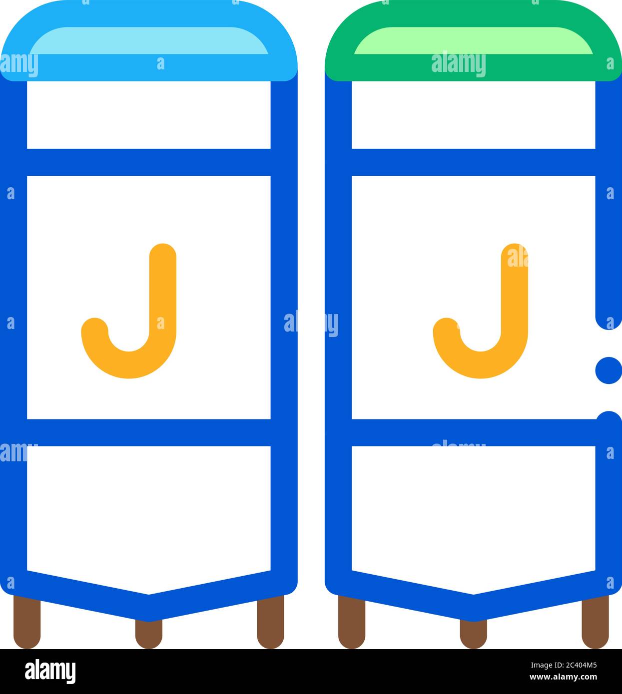juice tank icon vector outline illustration Stock Vector Image & Art ...