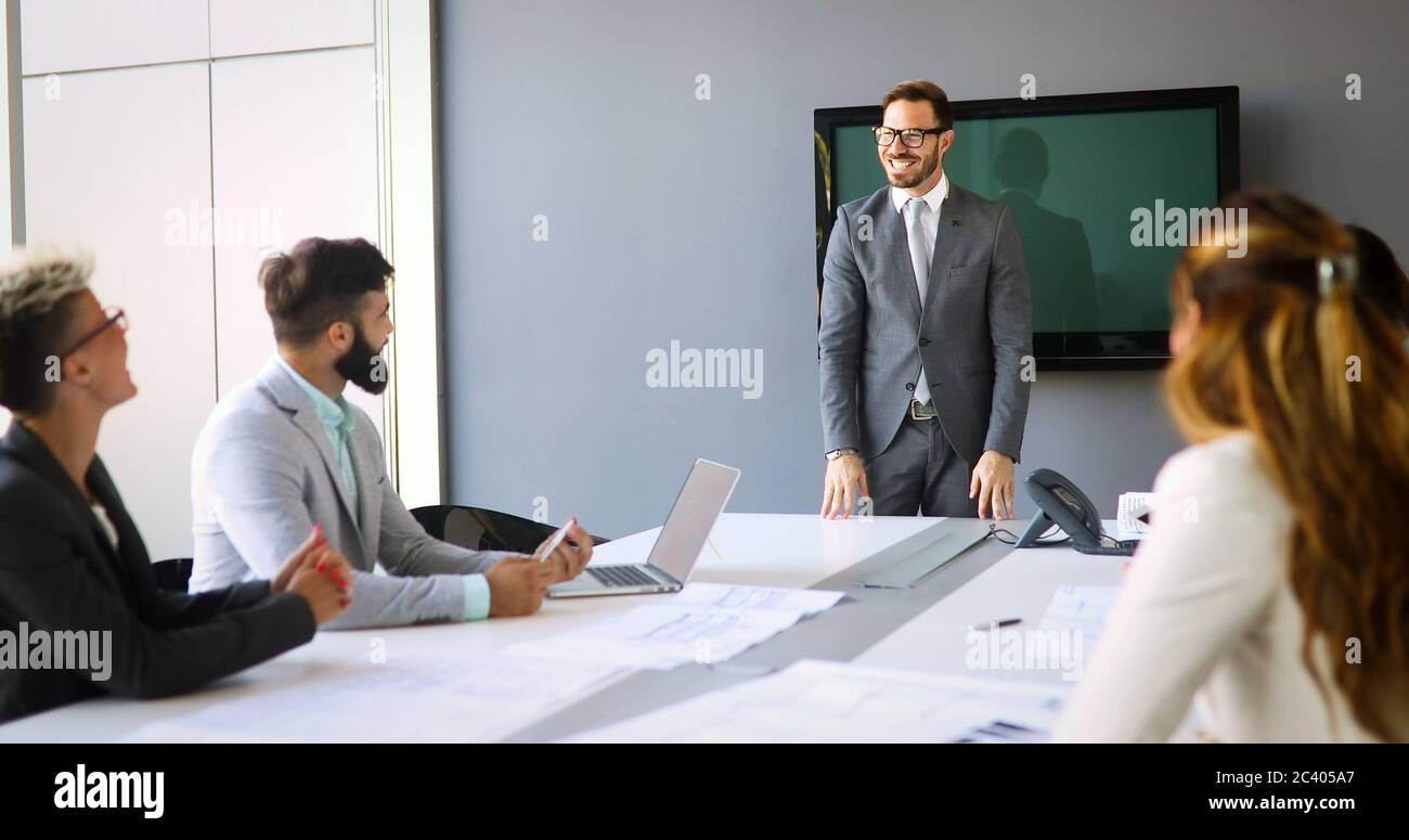 Business people conference in modern meeting room Stock Photo - Alamy