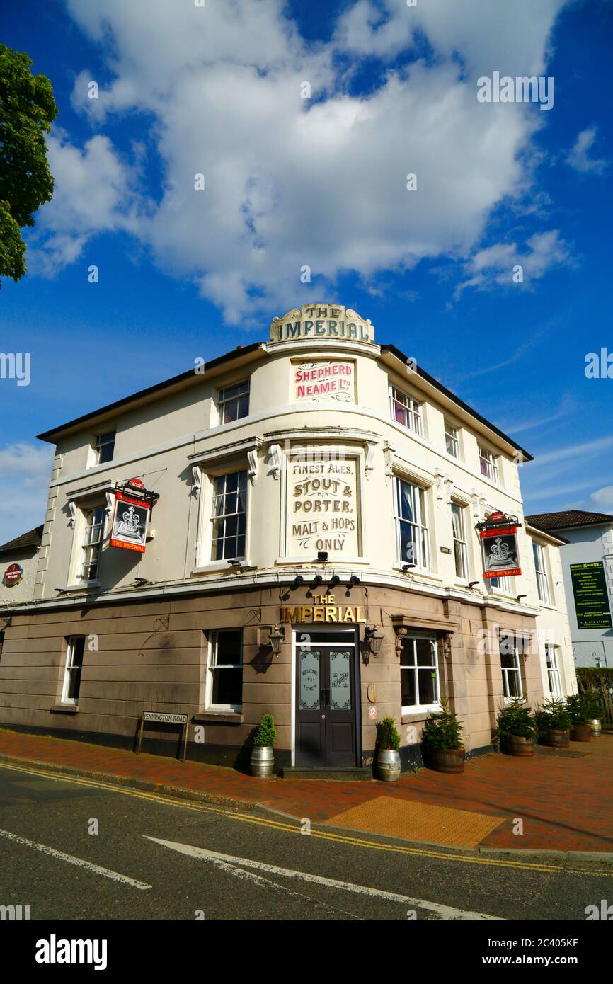 The Imperial pub on corner of London Road and Pennington Road, Southborough, near Tunbridge