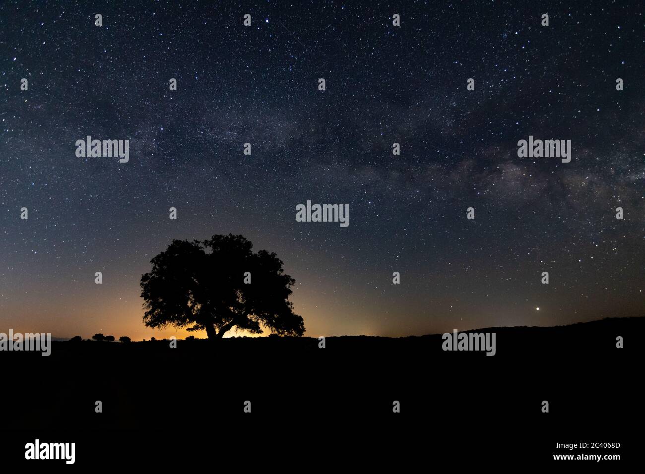 Fantastic starry sky and the milky way Stock Photo - Alamy