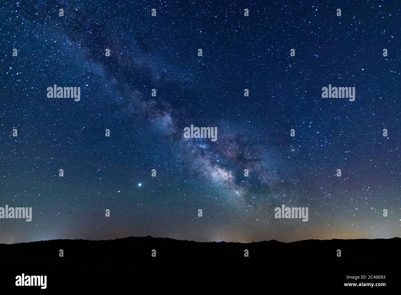 Fantastic starry sky and the milky way Stock Photo - Alamy