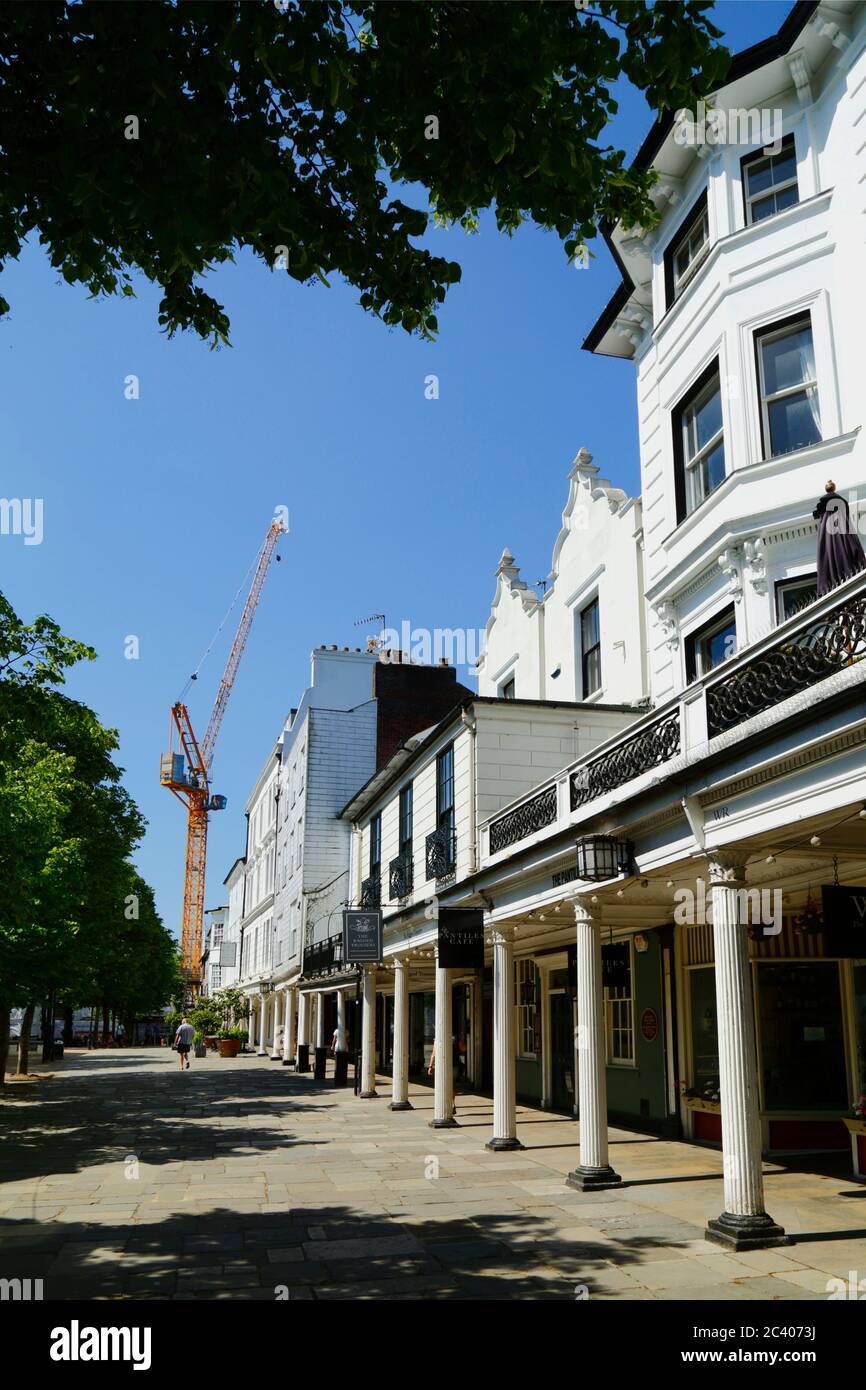 Crane on Dandara's 1887 The Pantiles project (a redevelopment of the