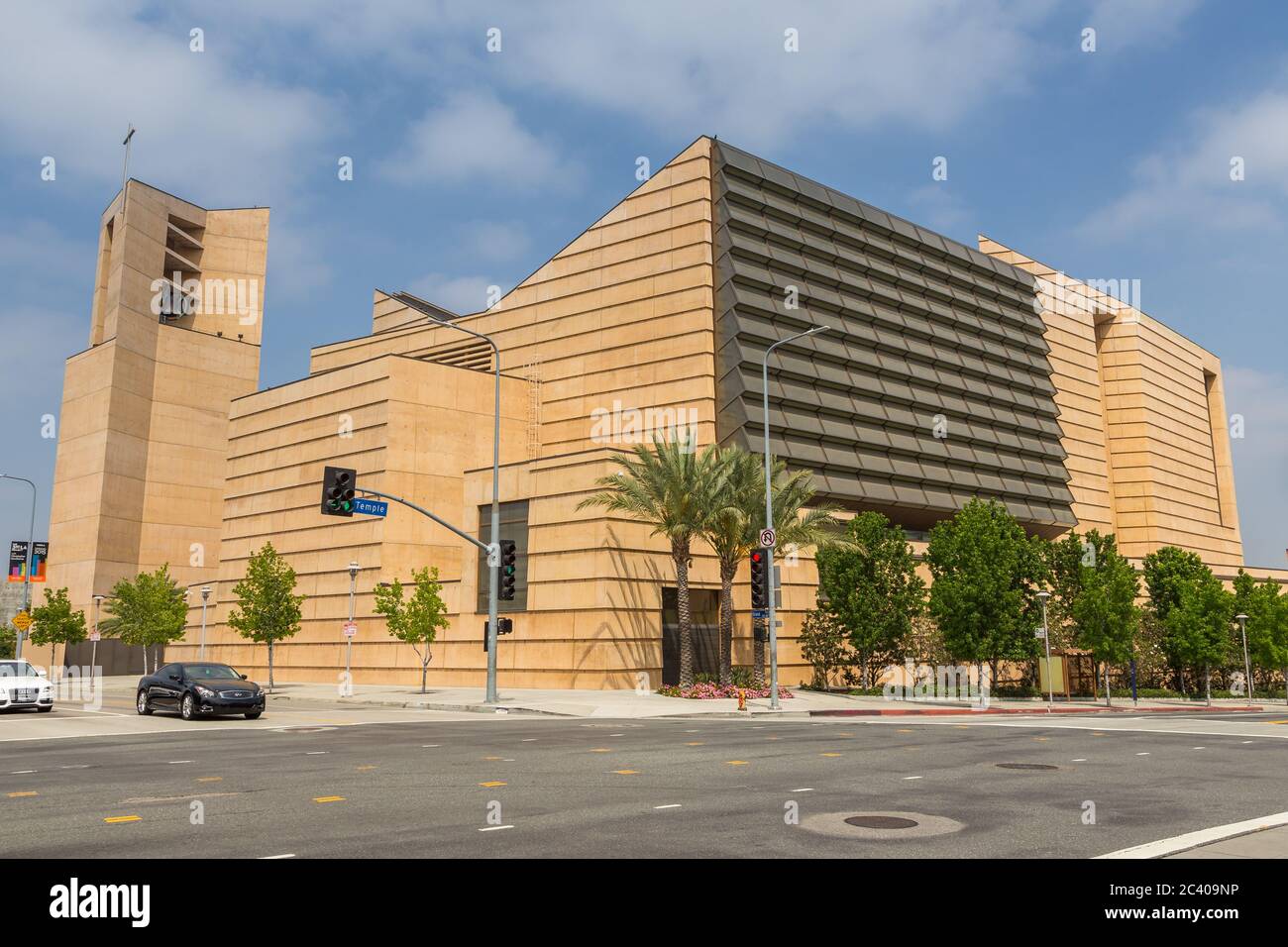 Los Angeles, California, USA- 11 June 2015: The Cathedral of Our Lady of the Angels, Roman Catholic Church. Stock Photo