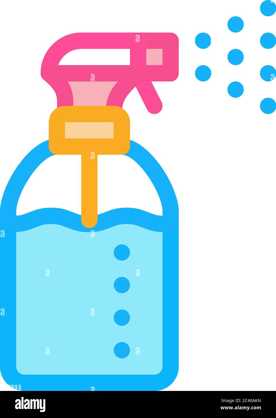 spray bottle icon vector outline illustration Stock Vector Image & Art ...