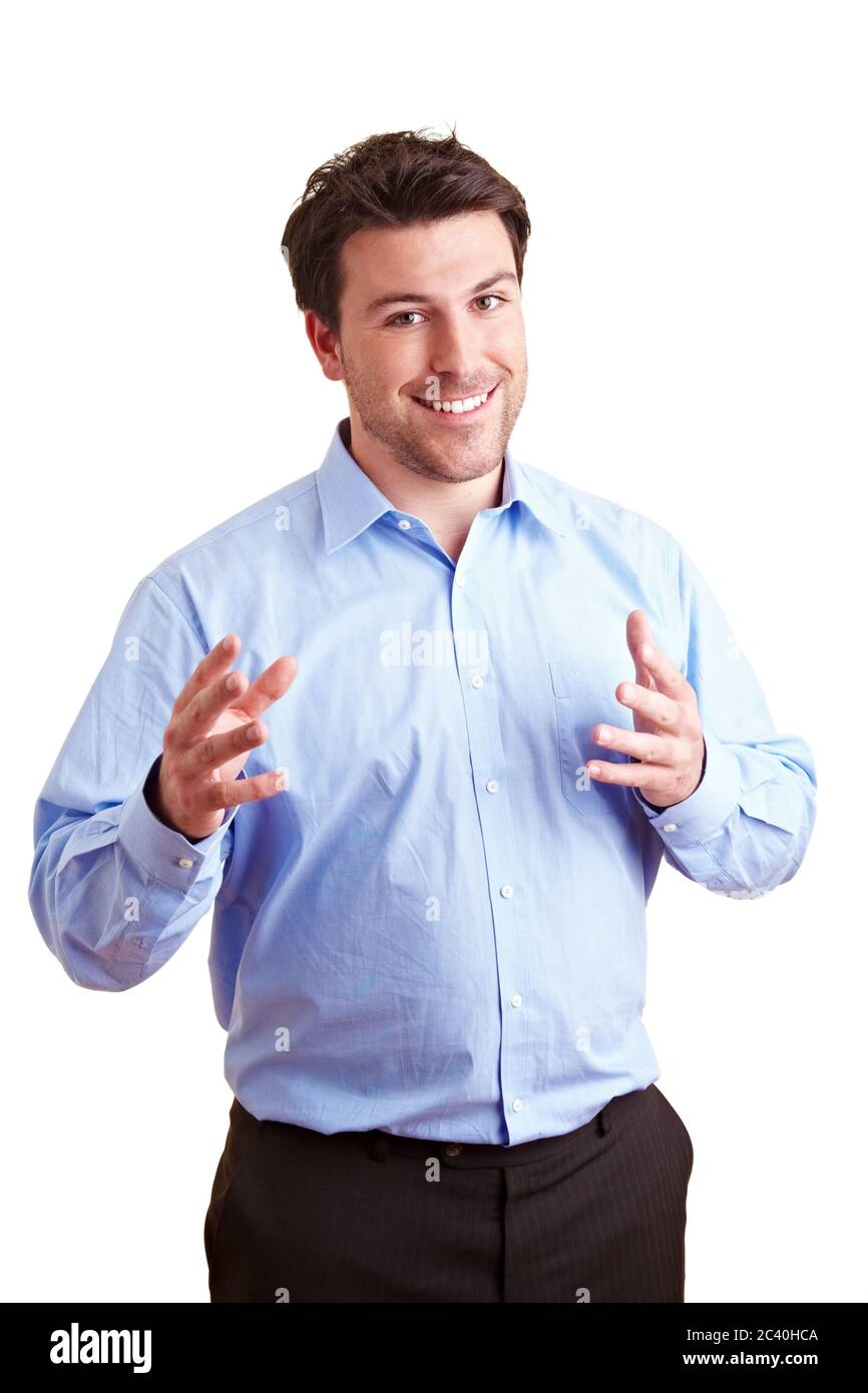 Satisfied Happy satisfied caucasian businessman hi-res stock photography and ...
