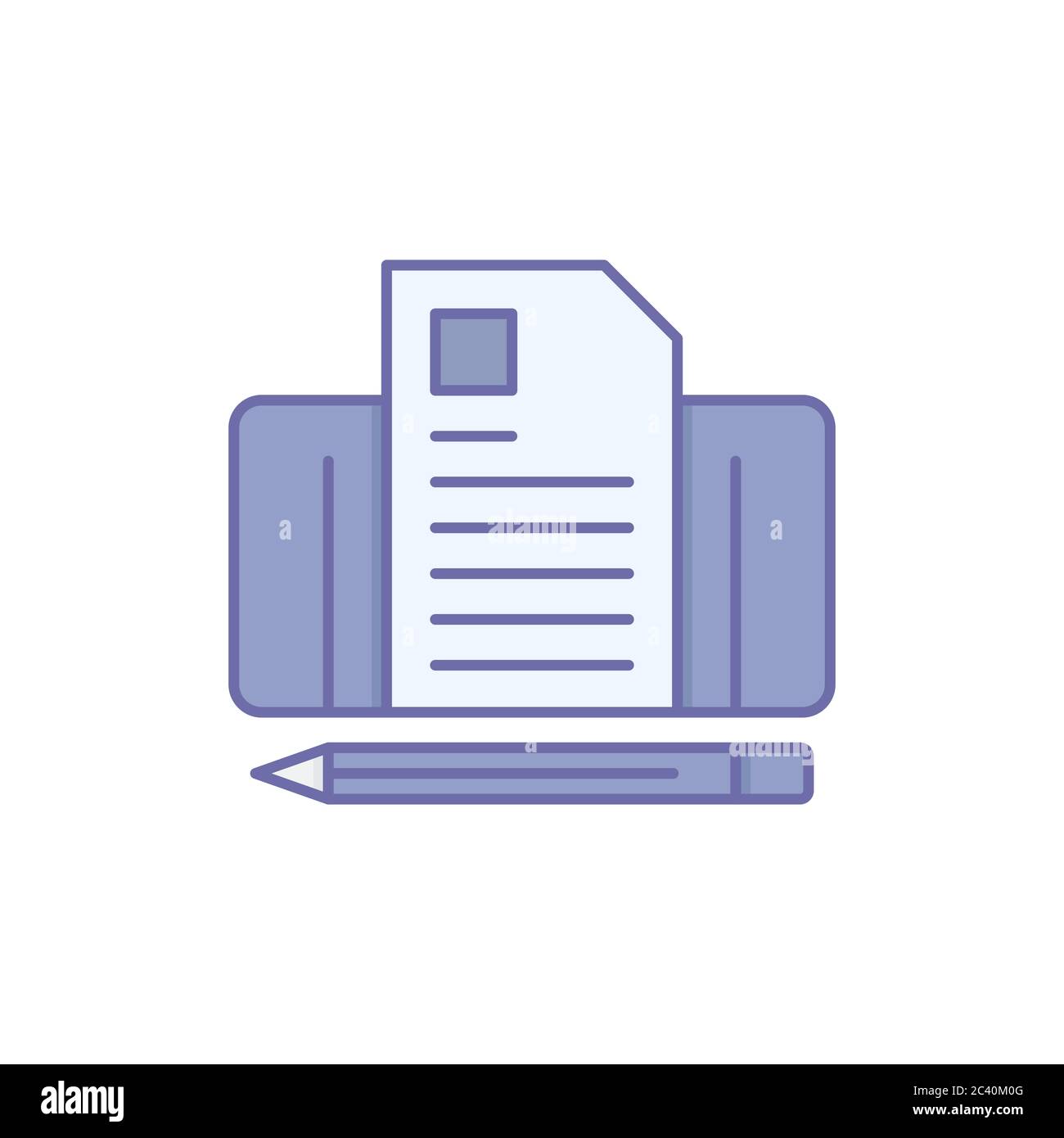 Mobile Blogging vector icon symbol isolated on white background Stock Vector
