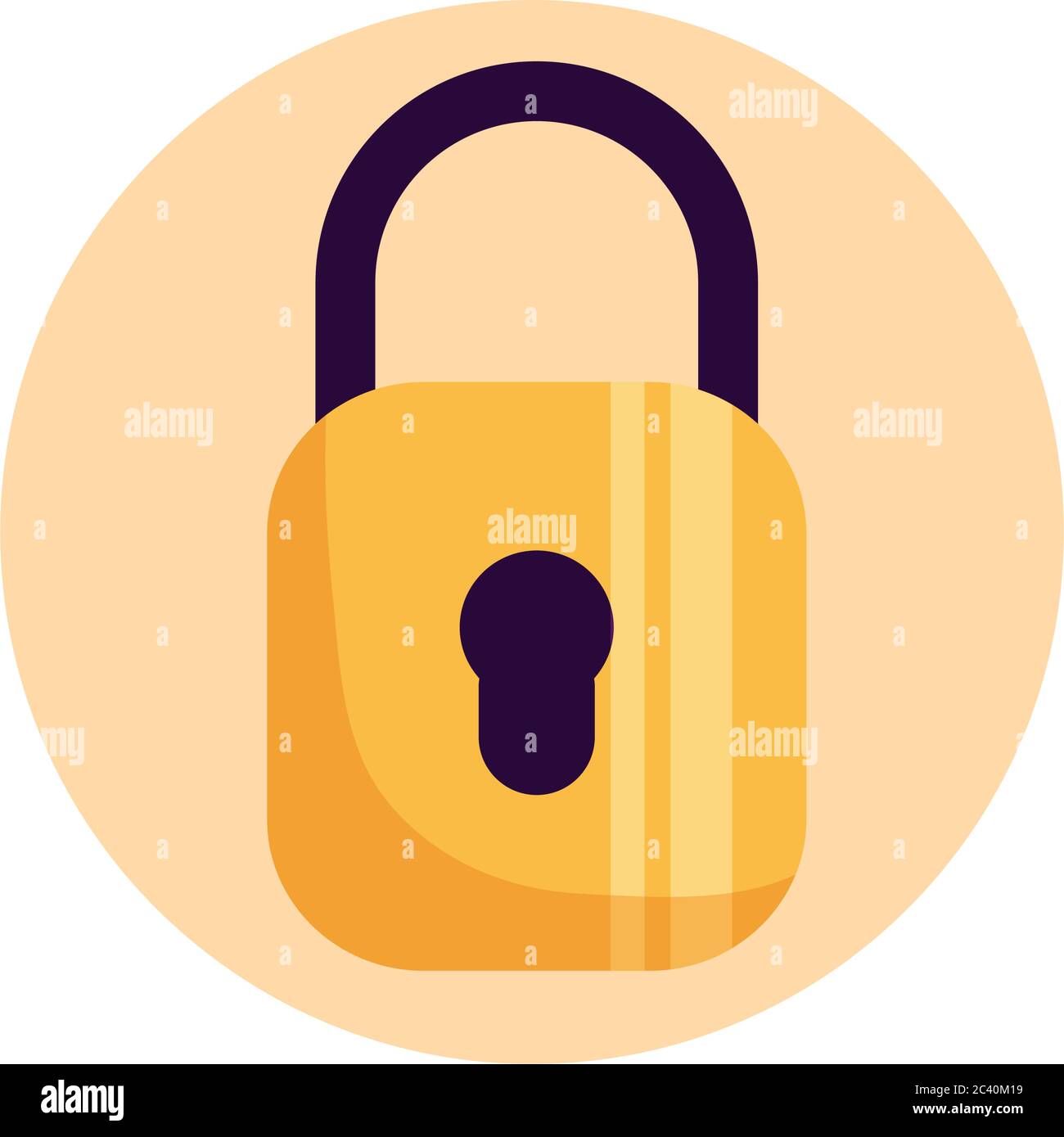 Padlock design of Security lock access door house safe safety and