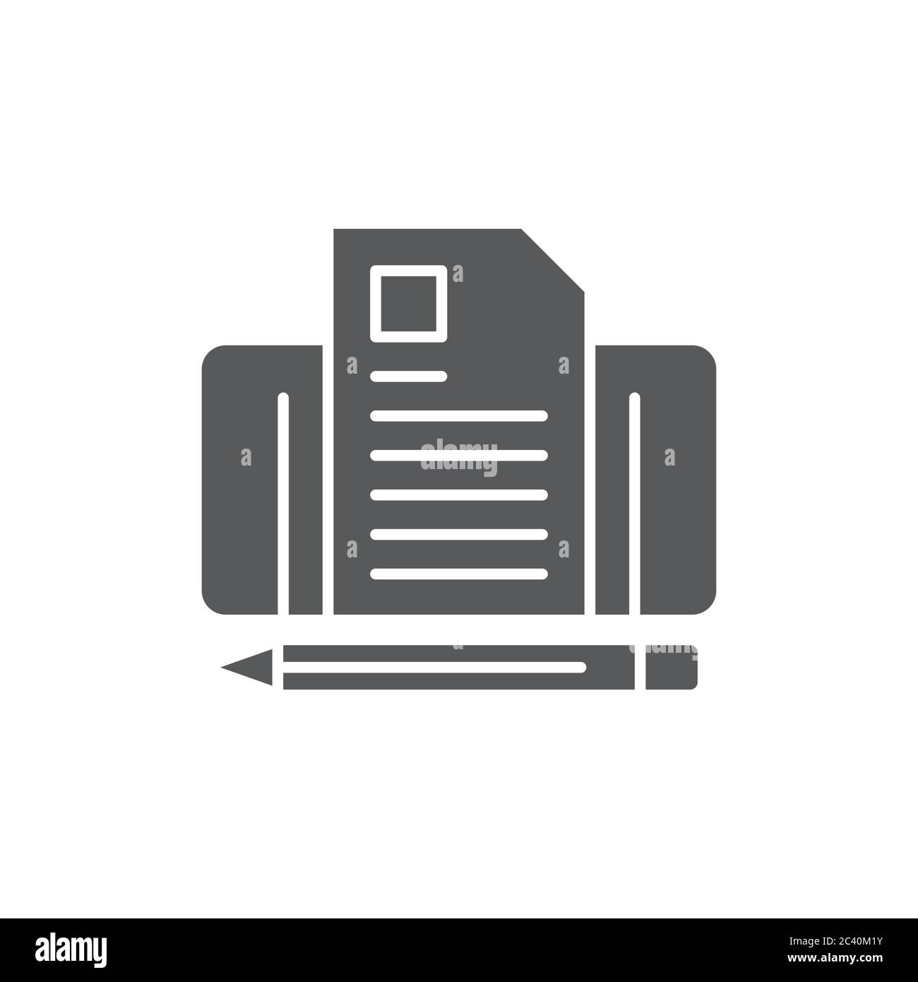 Mobile Blogging vector icon symbol isolated on white background Stock Vector
