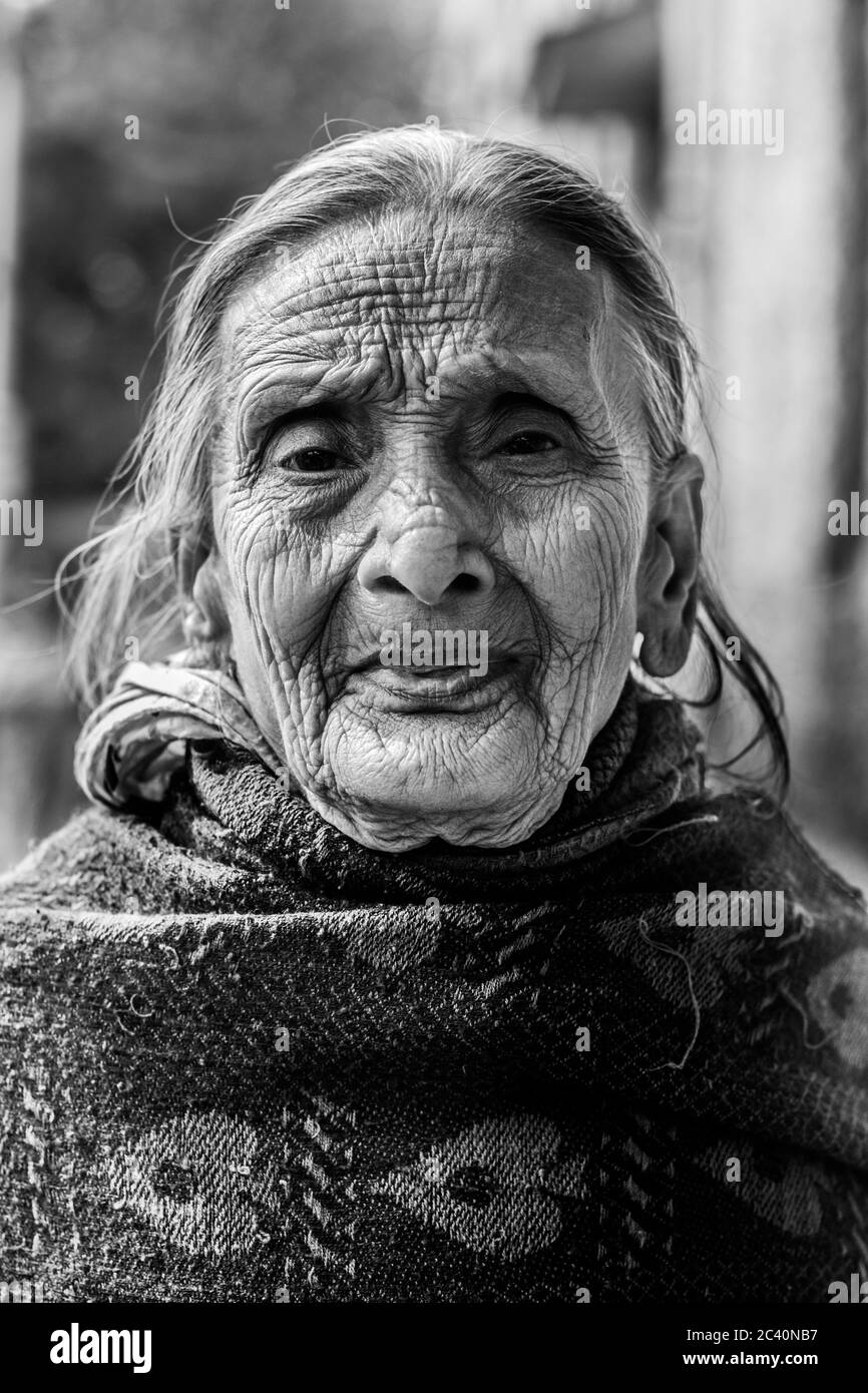 old hairy granny very old 90 years old grandma having hi-res stock photography and images - Alamy
