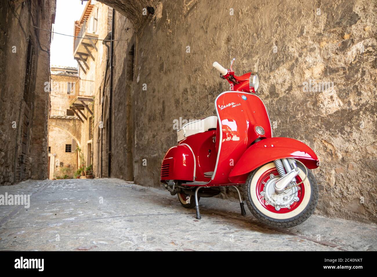 Red Lambretta High Resolution Stock Photography and Images - Alamy