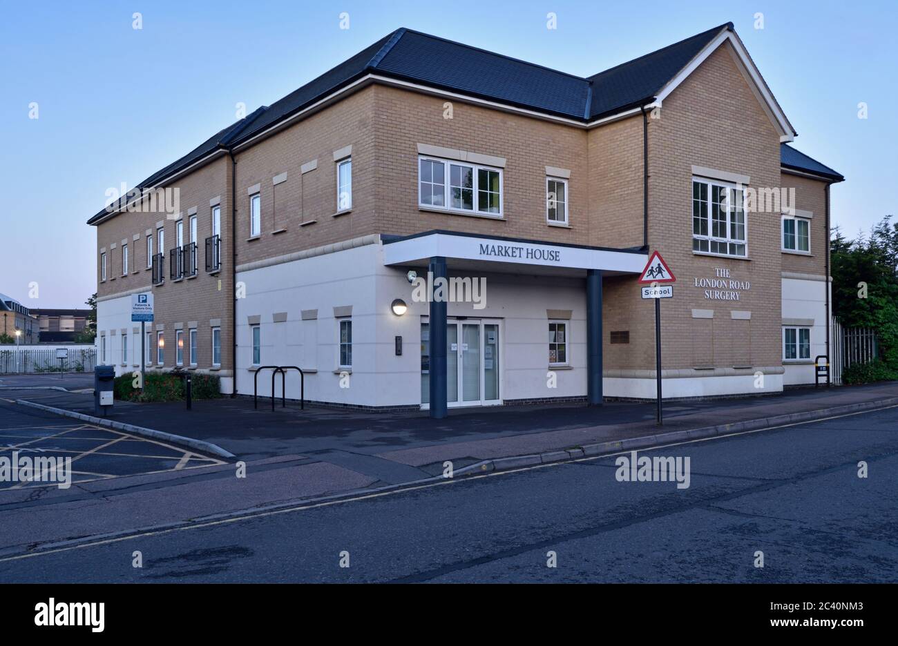 London Road Surgery at Market House in Market Road Wickford, Essex. UK Stock Photo
