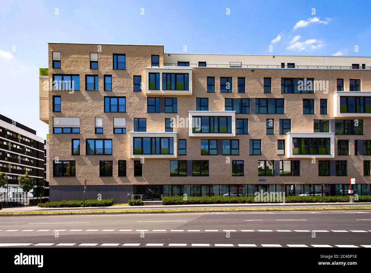 The Apartment Building 55 Frames On The Tel Aviv Street Cologne Germany Die Wohnanlage 55 Frames An Der Tel Aviv Strasse Koeln Deutschland Stock Photo Alamy