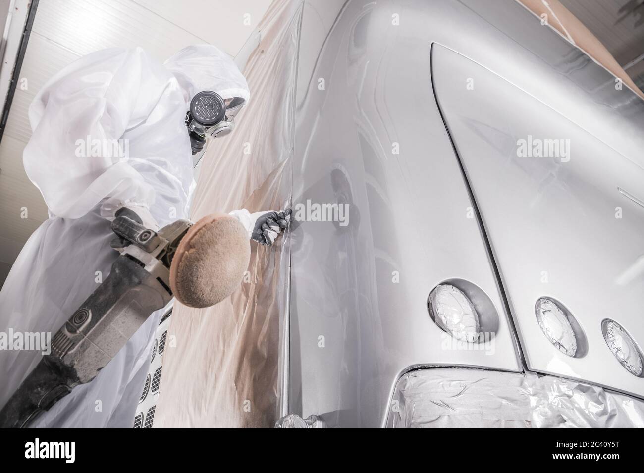 Transportation Industry. Collision Center Job. Professional Body Shop