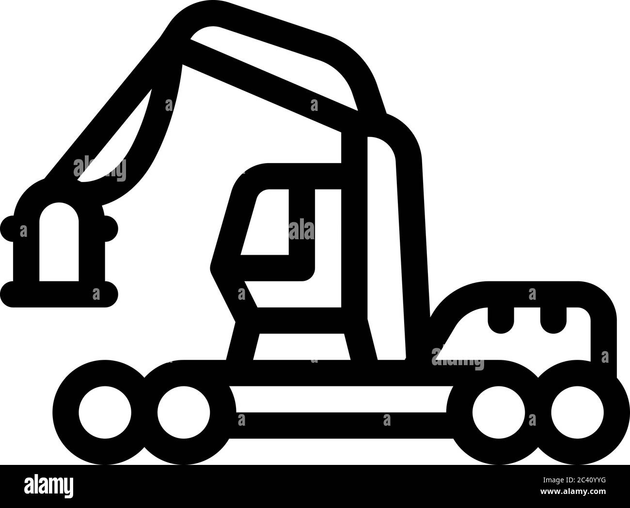 Logging machine Black and White Stock Photos & Images - Alamy