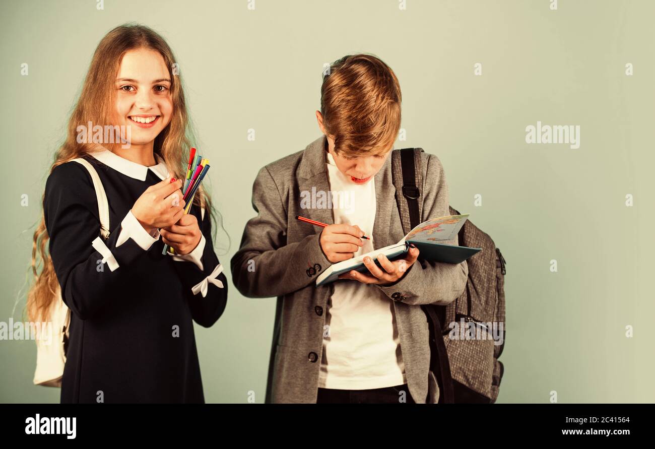 He needs help with homework. Little children do homework assignment ...