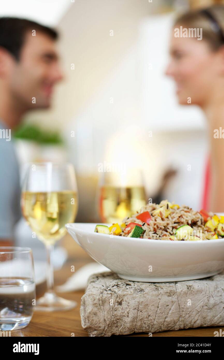 Woman eating rice hi-res stock photography and images - Alamy