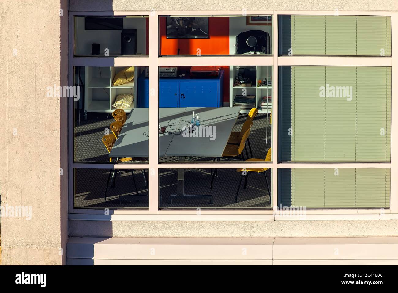 Downtown Office Mondrian Stock Photo