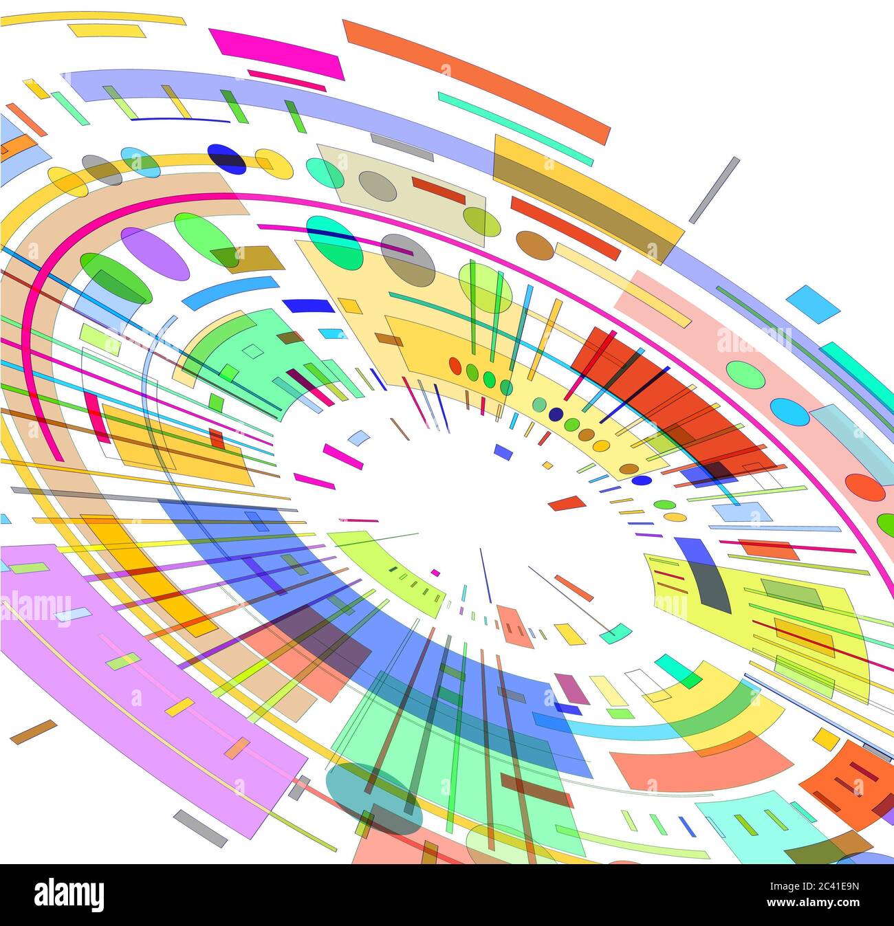 Complex Geometric Shapes 2d