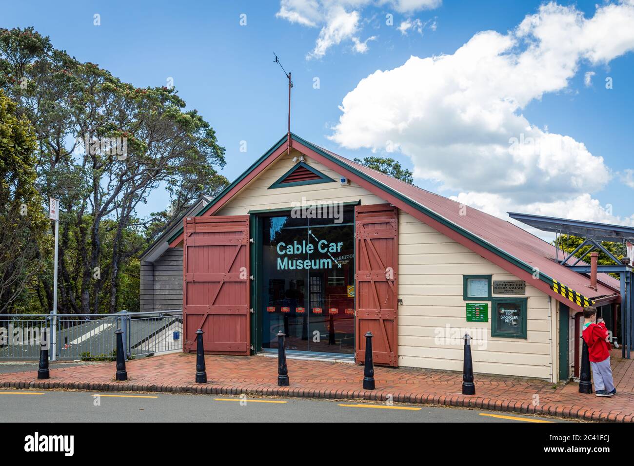 Wellington, New Zealand The "Cable Car Museum" at Kelburn Hill Station