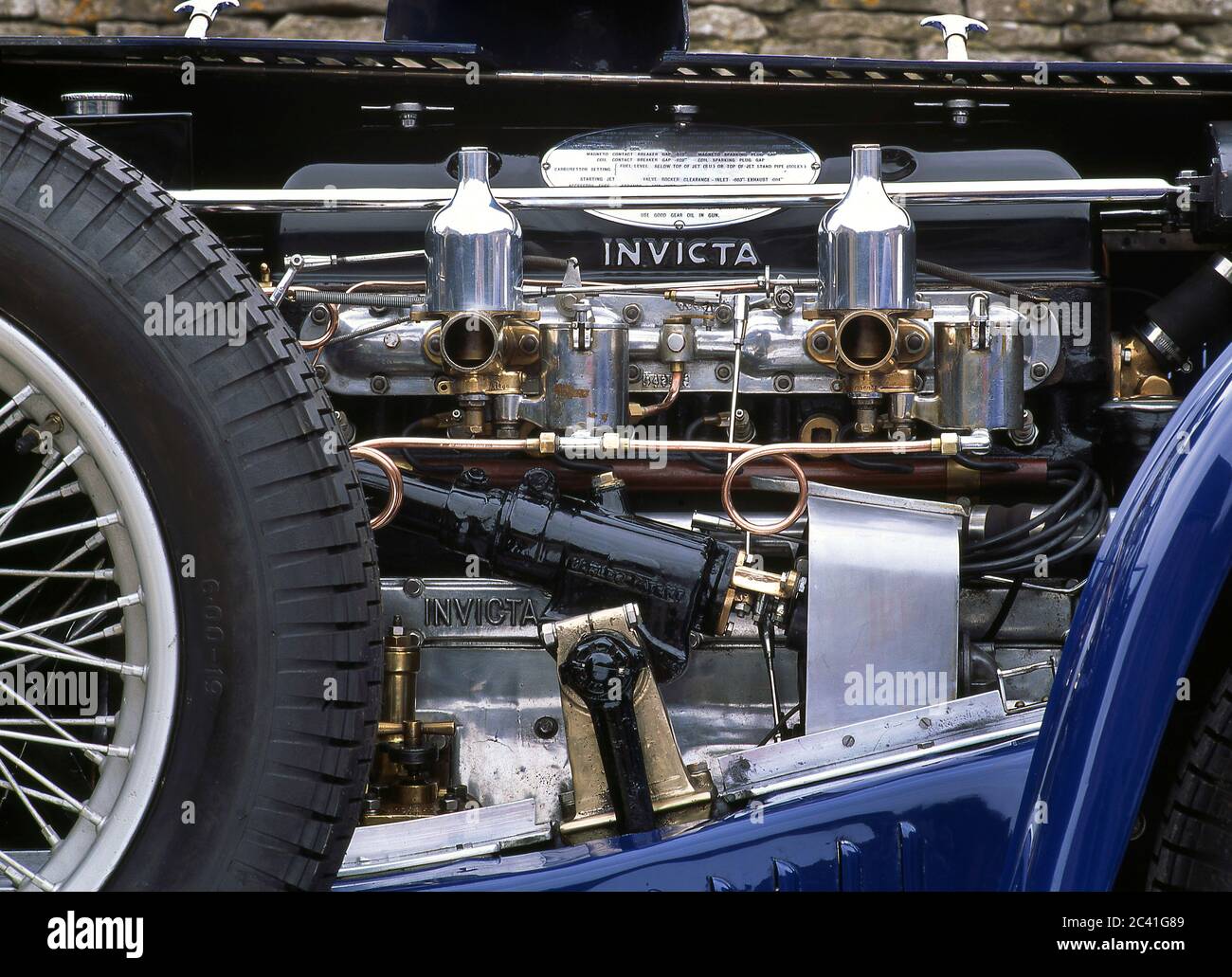1930's Invicta  4 1/2 Litre Low Chassis Type S. Body by Carbodies. Stock Photo
