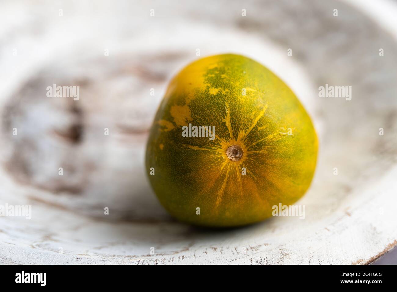 Dosakai raw cucumber or Cucumis sativus, Cucurbitaceae melon family