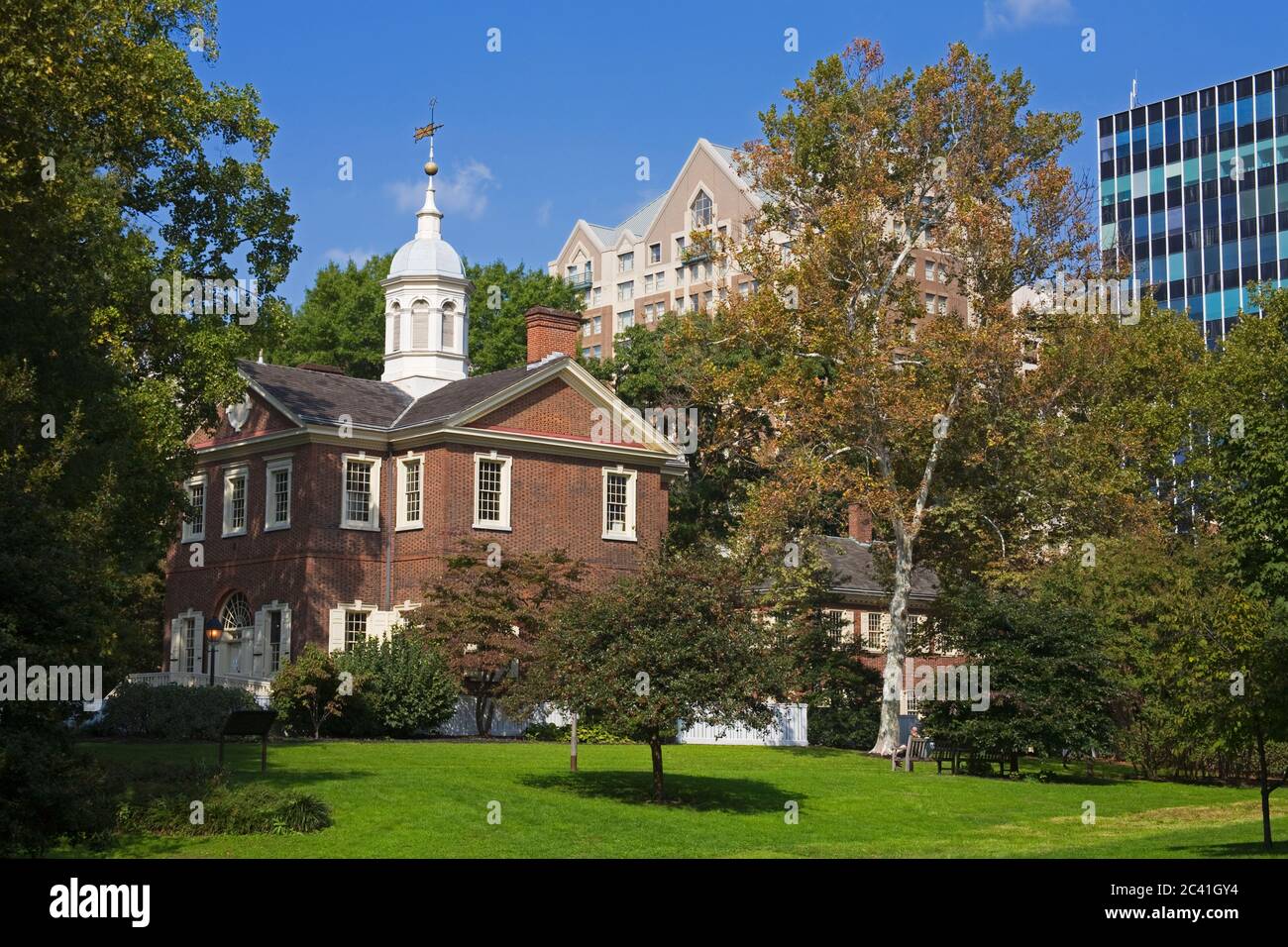 Carpenters' Hall, Independence National Historical Park, Old City District, Philadelphia, Pennsylvania, USA Stock Photo