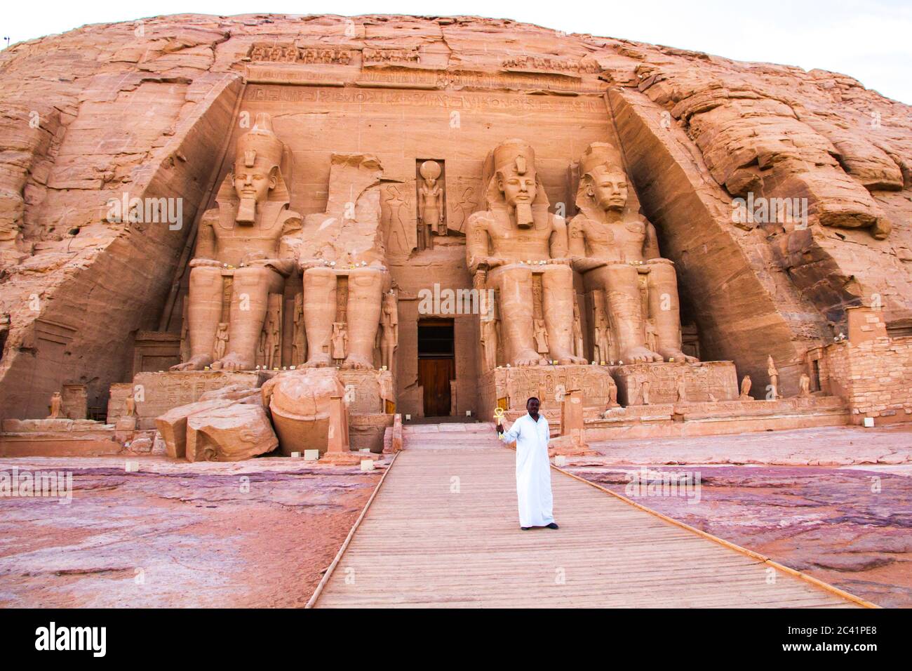 Abu Simbel temple, UNESCO World Heritage site, Aswan, Egypt Stock Photo