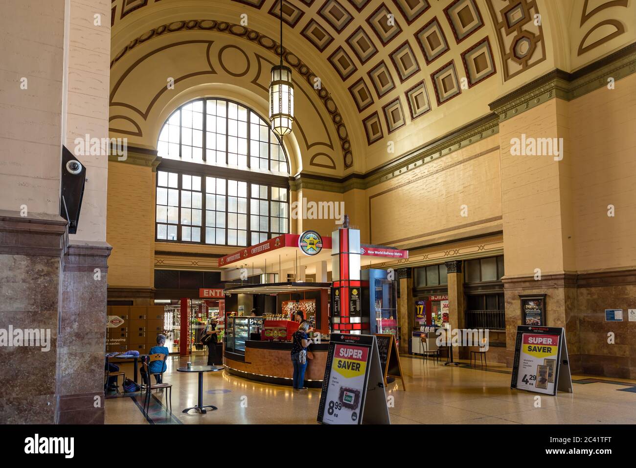 Wellington, New Zealand Food and drink in the Station concourse of Wellington Railway Station