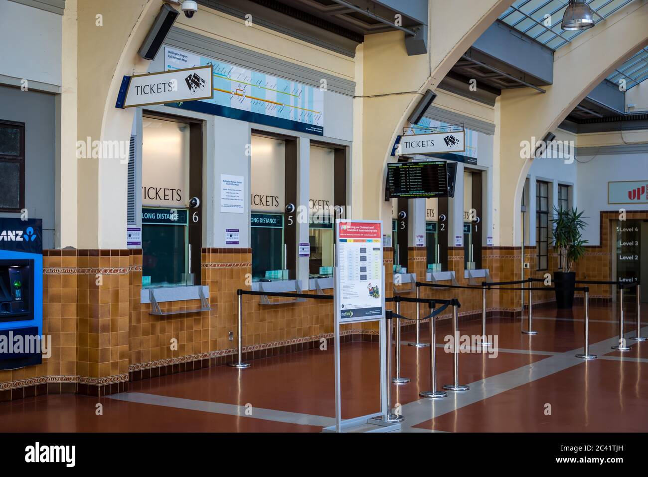 Wellington, New Zealand Station concourse of Wellington Railway