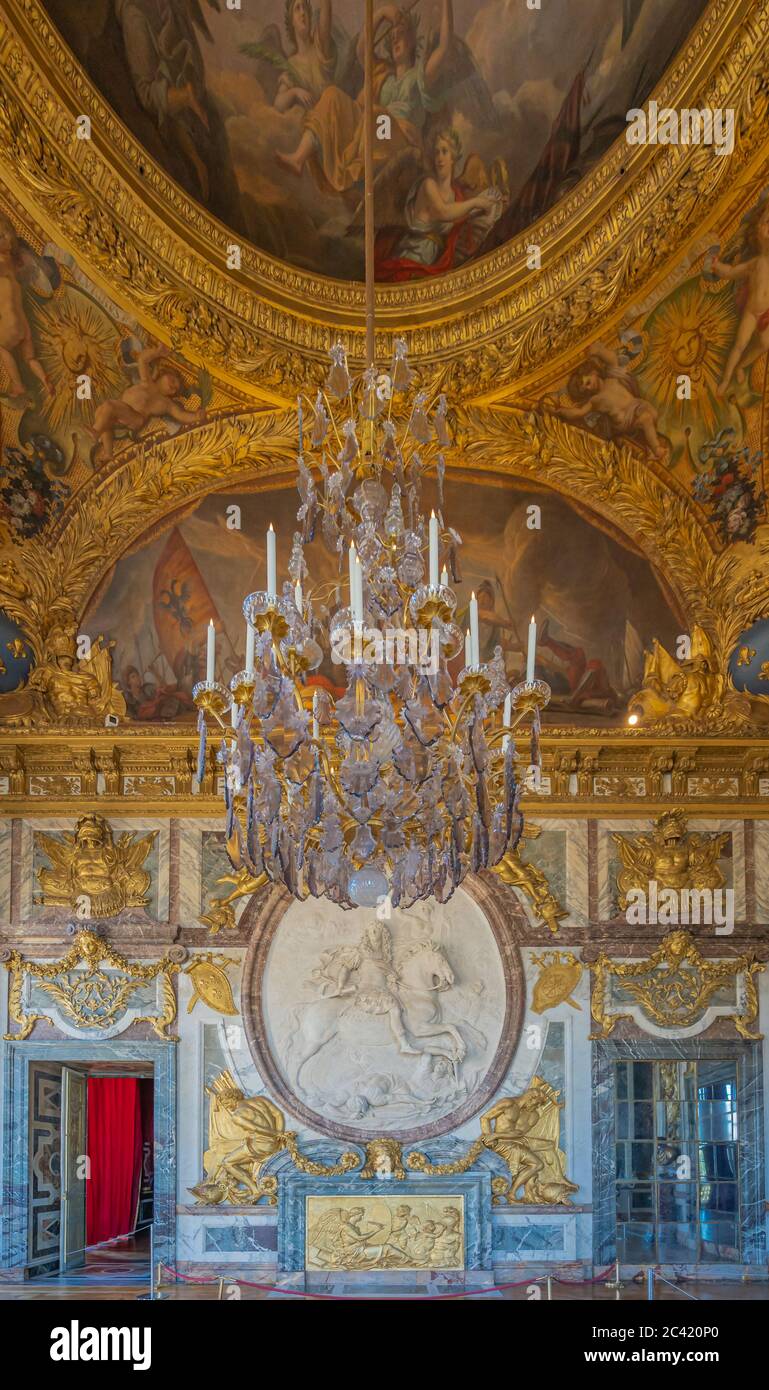 Versailles, France - 06 19 2020: The war room inside the Castle of ...